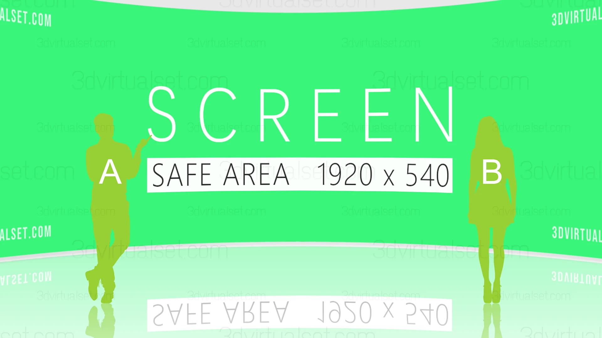 Virtual Set 151 For vMix Front 3-